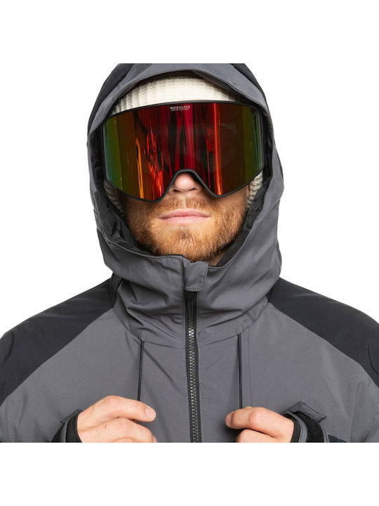 Quiksilver Mission Block Men's Ski & Snowboard Jacket Gray EQYTJ03404-KRP0