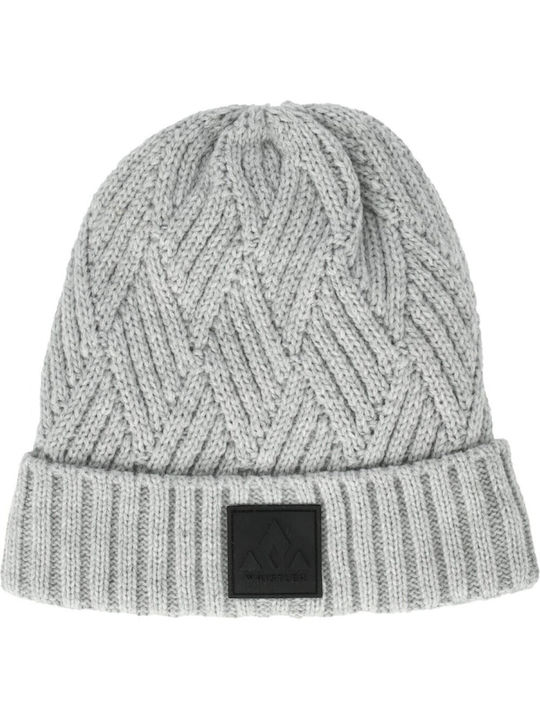 Whistler Beanie Unisex Σκούφος Πλεκτός σε Γκρι χρώμα