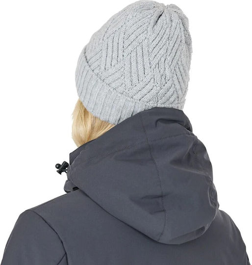 Beanie Unisex Beanie Gestrickt in Gray Farbe