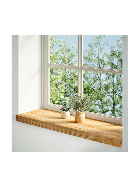 Vidaxl Window Sills 2 pcs Brown 70x30x2 cm Solid Oak Wood Brown