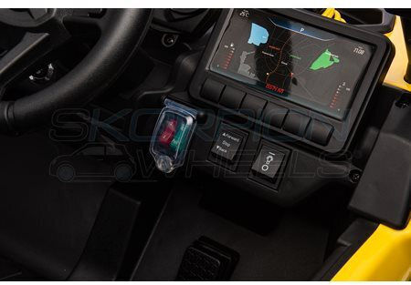 Can-Am Maverick Buggy Διθέσιο με Τηλεκοντρόλ Licensed 12 Volt Κίτρινο