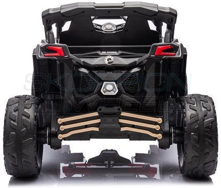Can-Am Maverick Buggy Две Места с Дистанционно Управление Лицензиран 24 Волта Бежов