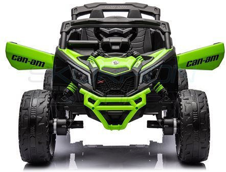 Can-Am Maverick Buggy Două Locuri Cu Telecomandă Licențiat 12 Volți Verde