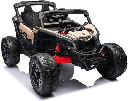 Can-Am Maverick Buggy Две Места с Дистанционно Управление Лицензиран 24 Волта Бежов