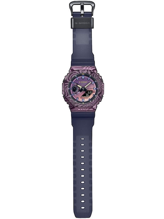 G-Shock Дигитален Мъжки Часовник Хронограф На Батерия Син