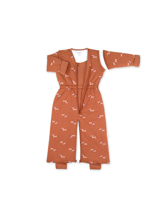 Bemini Winter Sleeping Bag with Feet Magic 3 Tog Brown