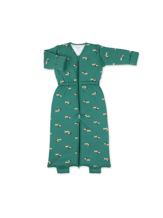 Bemini Winter Sleeping Bag with Feet Magic 3 Tog Wouff Green