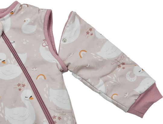 Bebe Stars Iarna Sac de dormit Stars 2.5 tog Winter Swan cu mâneci detașabile
