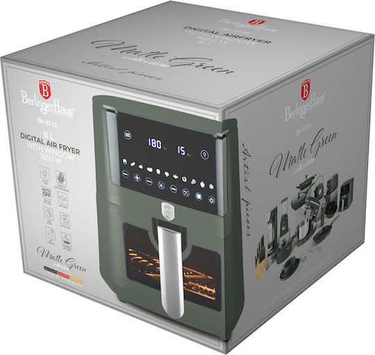 Berlinger Haus Air Fryer 8lt Πράσινο BH-9710