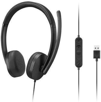 Lenovo On Ear Multimedia Headphone with Microphone USB-A 4XD1P83425