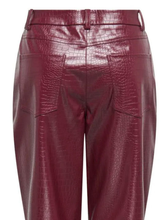 Only Women's Leather Trousers