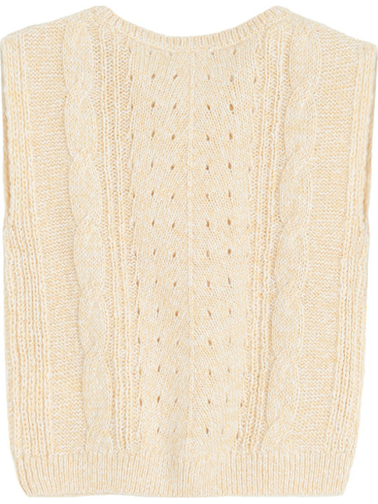 Kinderveste Ärmellos Beige