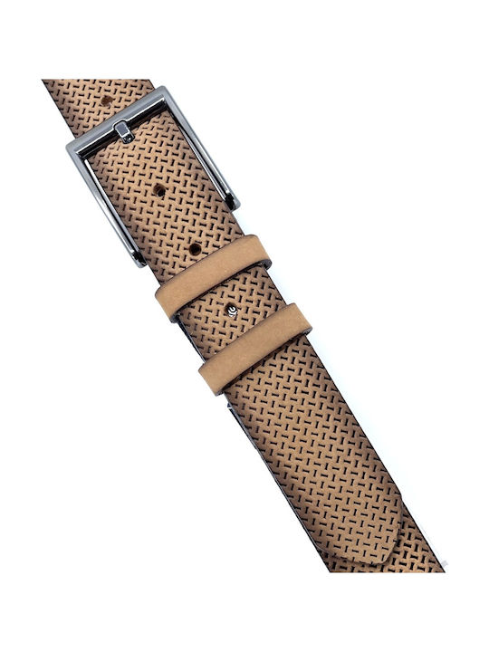 Herren Gürtel Leder Camel