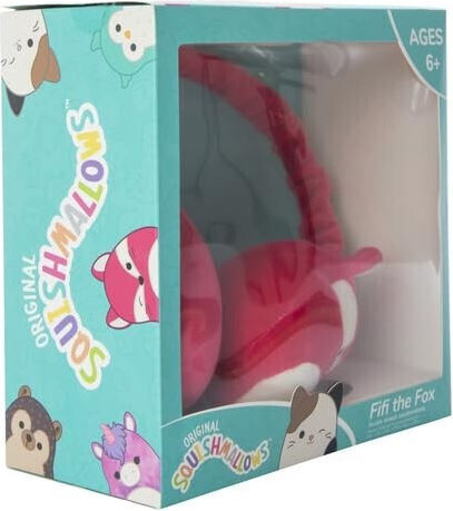 Jazwares Squishmallows Plush Wireless / Wired Over Ear Headphones with 6 hours of Operation Fifi