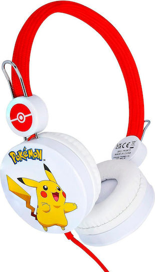 Celly Pokemon Pikachu Cu fir Pentru copii On Ear Căști Roșii