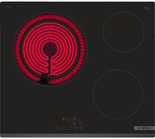 Bosch Ceramic Cooktop Autonomous with Child Lock Function 59.2x52.2εκ.