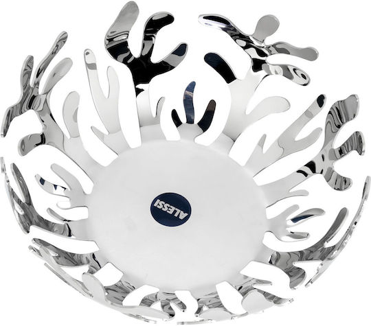 Alessi Fruit Bowl Metallic Gray 25x25x9cm
