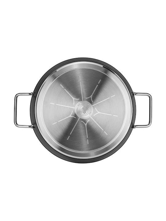 Fissler Adamant Shallow Pot made of Aluminum 4.3lt / 28cm