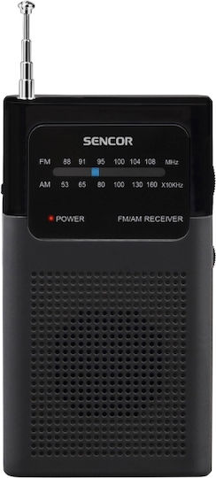 Sencor SRD 1100 Радиоприемник на Батерии Черен