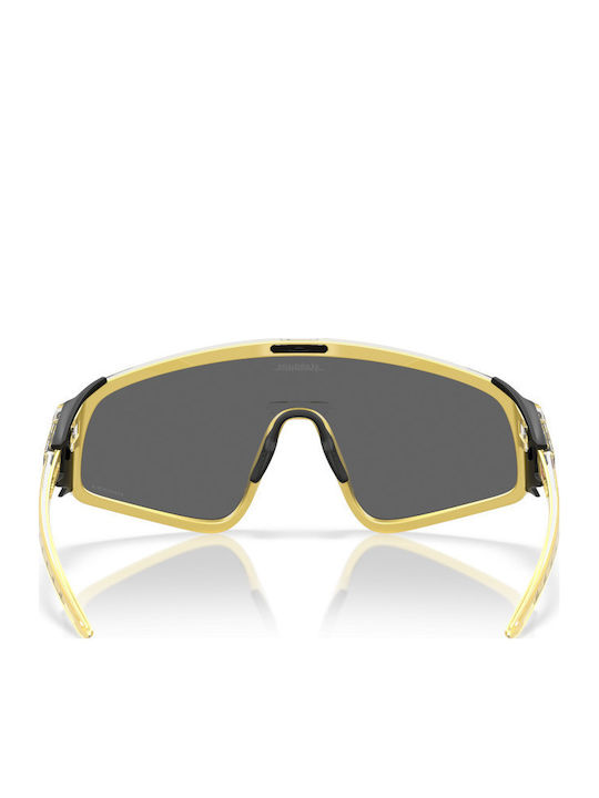 Oakley Latch Мъжки Слънчеви Очилa с Жълта Пластмасова Рамка и Сиви Стъкла