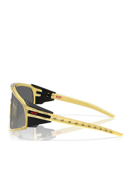 Oakley Latch Мъжки Слънчеви Очилa с Жълта Пластмасова Рамка и Сиви Стъкла