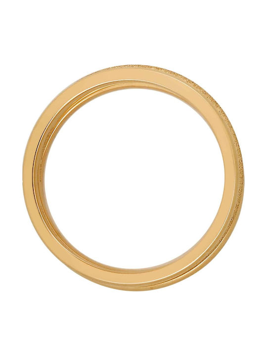 Akzent Ring made of Steel Gold Plated