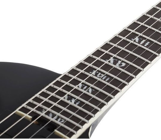 Schecter Solo-ii Sls Elite Evil Twin Ηλεκτρική Κιθάρα Single Cut Μαύρη με Θήκη