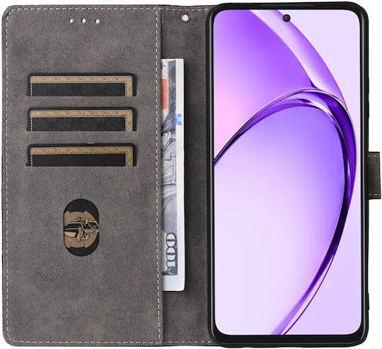 Brush Magnetic Wallet Brown (Oppo A80 5G)