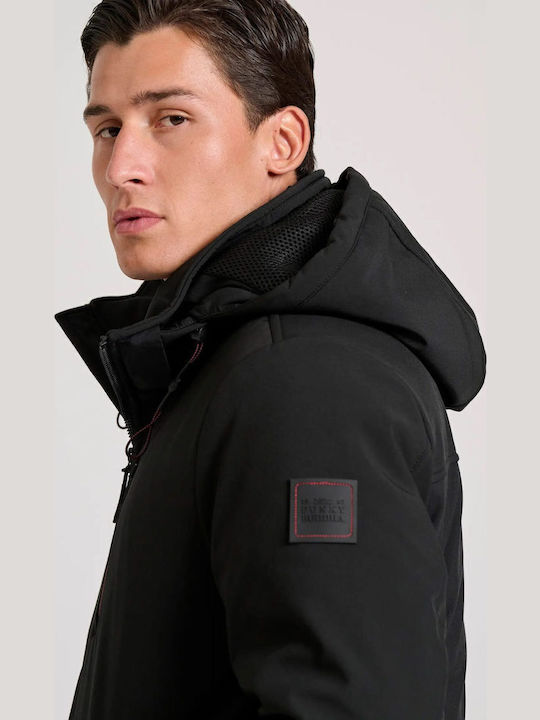 Winter Jacket Softshell Waterproof and Windproof Black