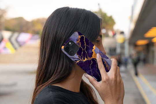 Sonique Marble Case for Apple iPhone XR Purple