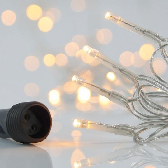 300 Λαμπάκια LED 15μ. Θερμό Λευκό σε Σειρά