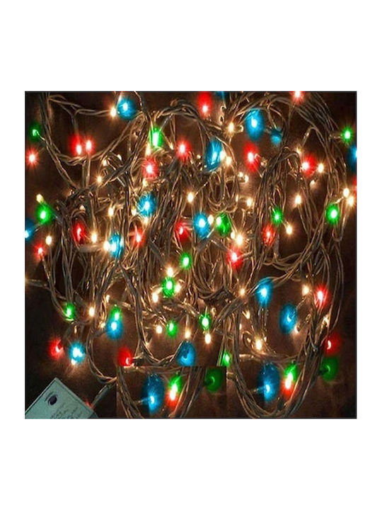 96 Λαμπάκια LED 3μ. RGB τύπου Κουρτίνα