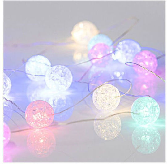 100 LED-Lichterkette 5 m Weiß