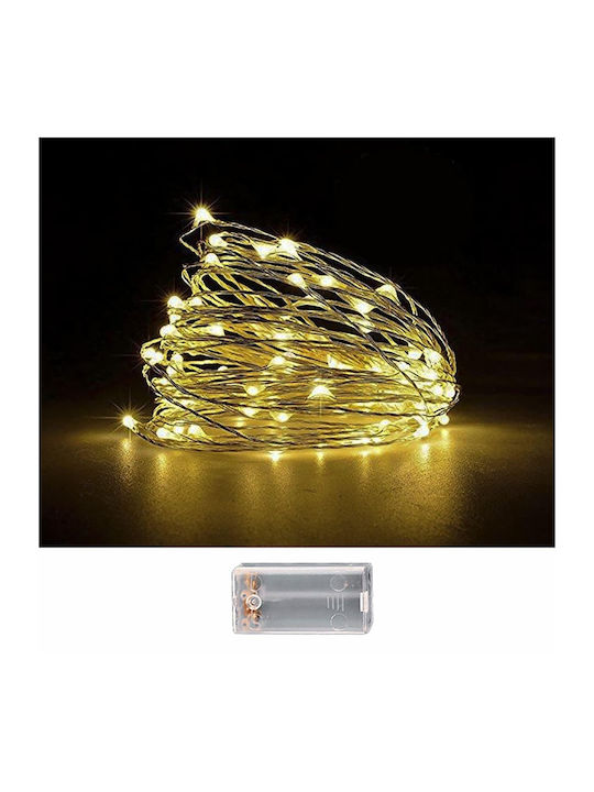 100 Λαμπάκια LED 10.3μ. Μπαταρίας σε Σειρά 100 Λαμπάκια LED 10.3μ. Μπαταρίας σε Σειρά