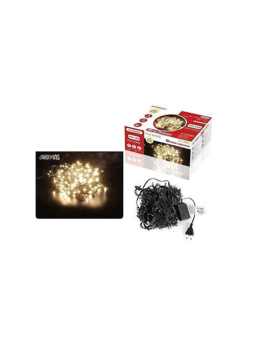 400 Lights LED 29.5m. Warm White in String 1pcs