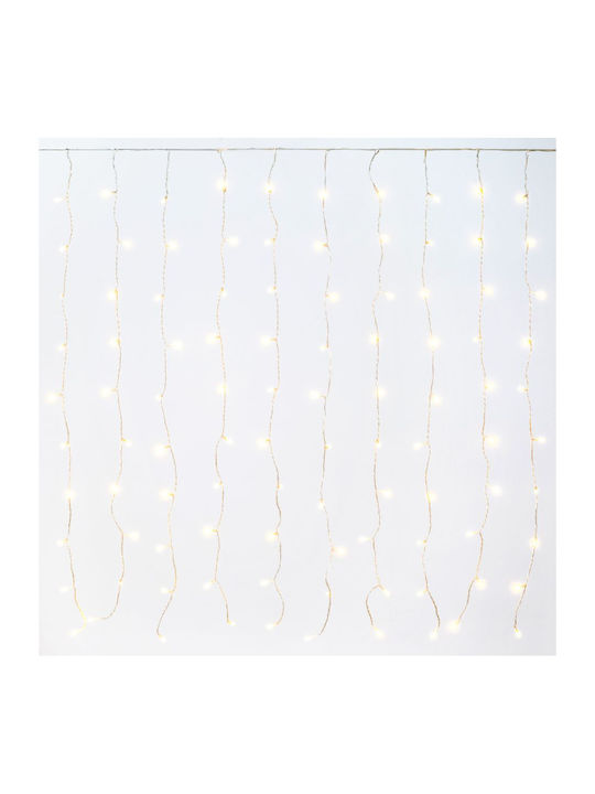 200 Lichterketten LED 2m. x 100cm Kaltes Weiß Typ Vorhang 1Stück