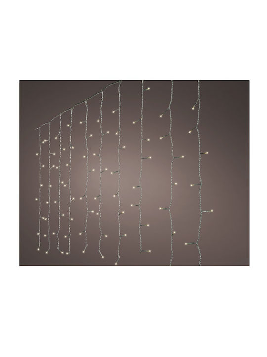 10 Lights LED 10m. x 150cm White type Curtain 1pcs