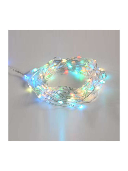 100 Lichterketten LED 10m. Mehrfarbige USB in Zeichenfolge 1Stück