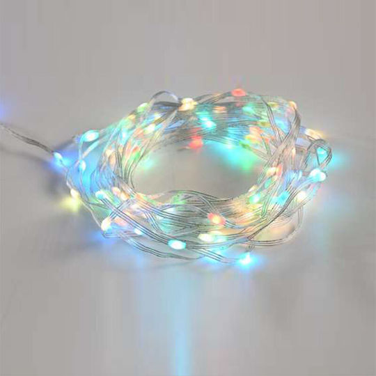 100 Smart Λαμπάκια LED 10μ. RGB USB σε Σειρά