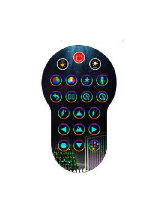 400 Λαμπάκια LED 2μ. x 200εκ. RGB τύπου Κουρτίνα