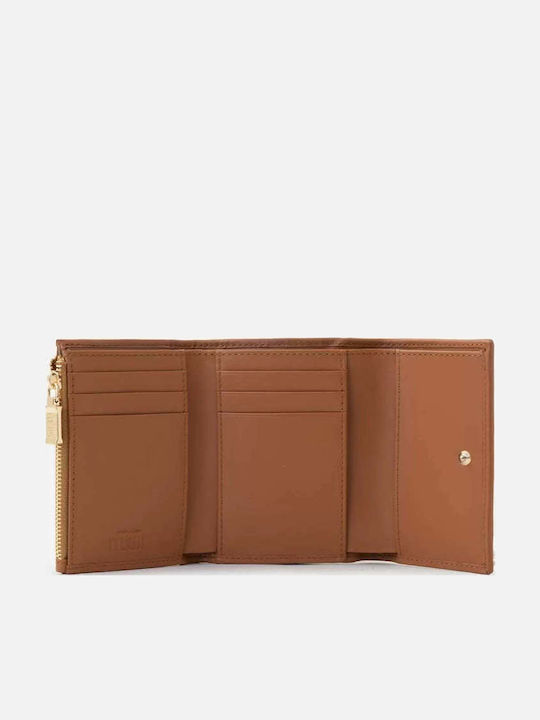 Small Fabric Women's Wallet Classic Tabac Brown