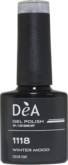 Dea Ojă Pentru Unghii Cu Gel 1118 Cu Sclipici 8ml NO1118