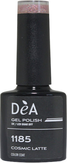 Dea Ημιμόνιμο Βερνίκι Νυχιών Ροζ Glitter με Glitter 8ml