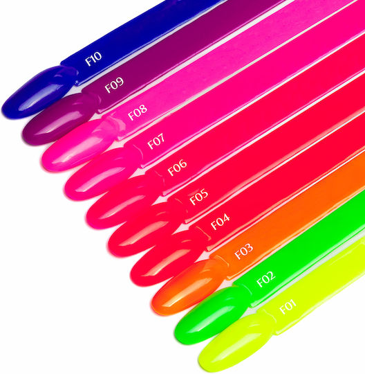 Activeshop Semi-Permanent Nail Polish F06 5gr 1pcs