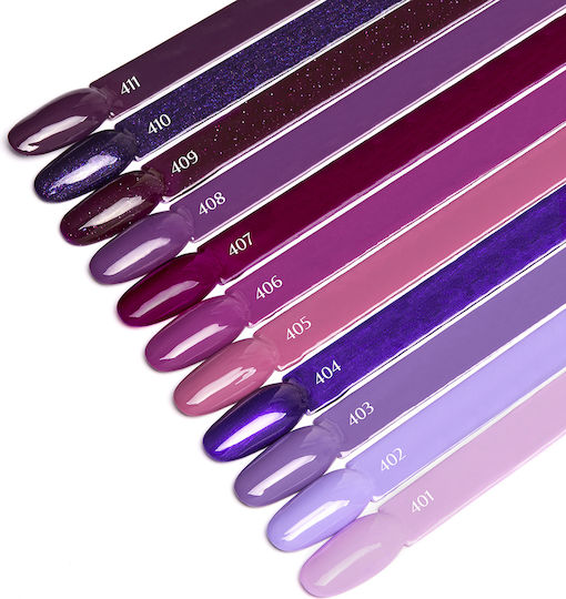 Activeshop Ημιμόνιμο Βερνίκι Νυχιών Purple 405 5gr