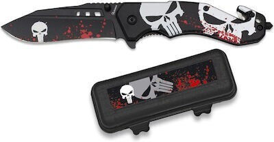 Martinez Albainox Skull Blade Pocket Knife with Blade made of Stainless Steel