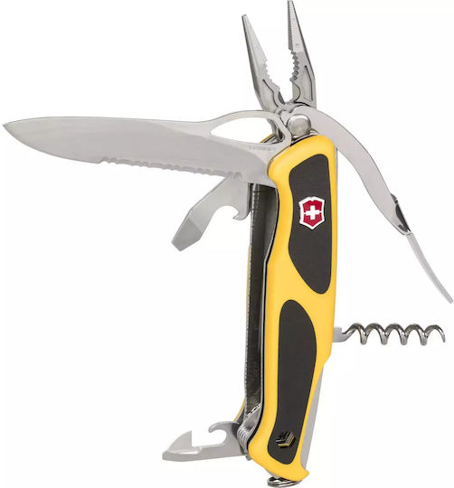 Victorinox Rangergrip Швейцарско Армейско Ножче Boatsman Жълт с Калъф