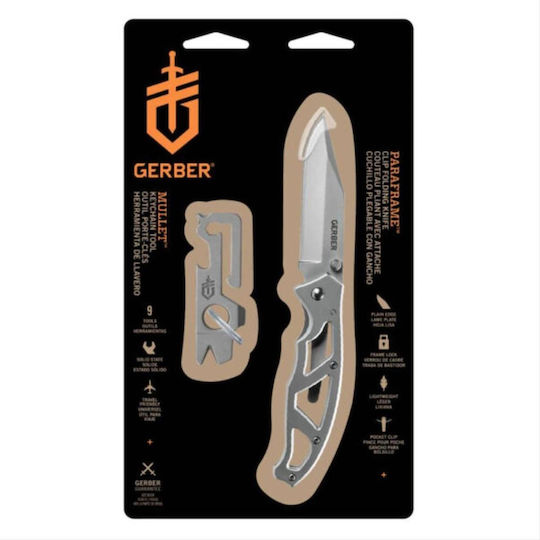 Gerber Paraframe Σουγιάς Επιβίωσης Γκρι + Mullet