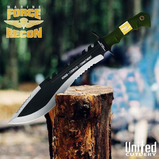 United Cutlery Kukri Negru în Toc