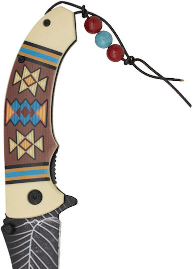 Albainox Indian Classic Taschenmesser Mehrfarbig in Scheide